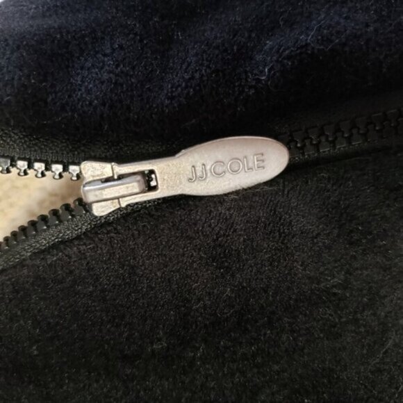 JJ Cole Bundle Me Car Seat Cover Black Faux Sherpa Lining Cozy Warm Winter - Picture 5 of 10